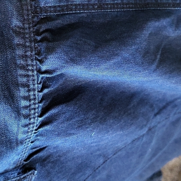 GAP 1969 dark wash chambray a-line mini skirt NWT - Picture 7 of 11